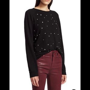 Monrow Jeweled Sweater